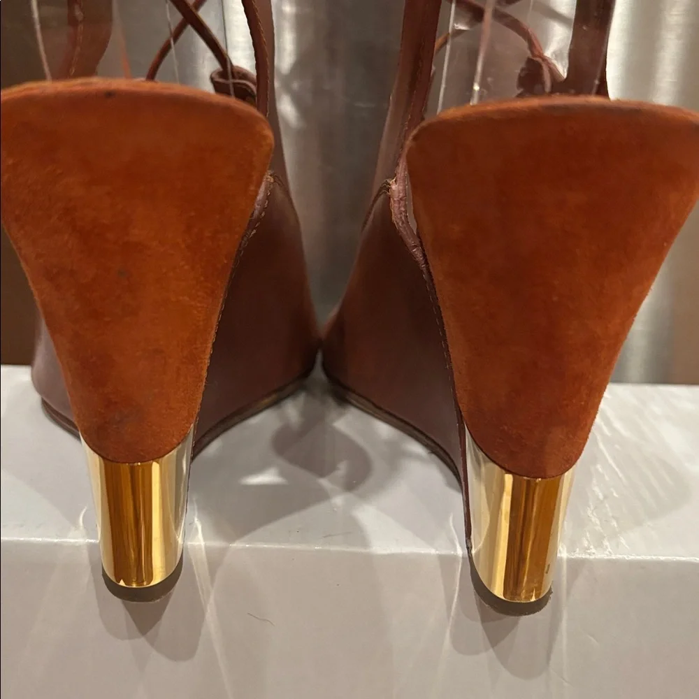Chloe brown leather